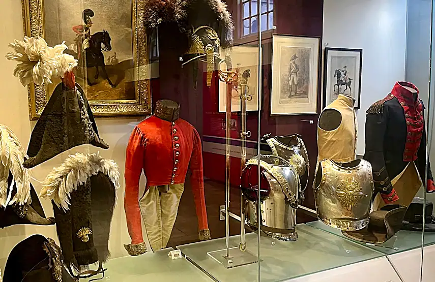 Exhibition of uniforms at the Household Cavalry Museum