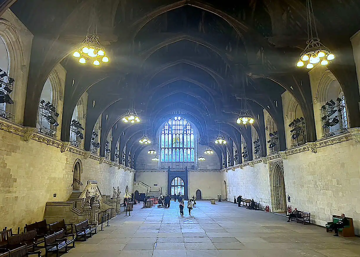 Inside Westminster Hall