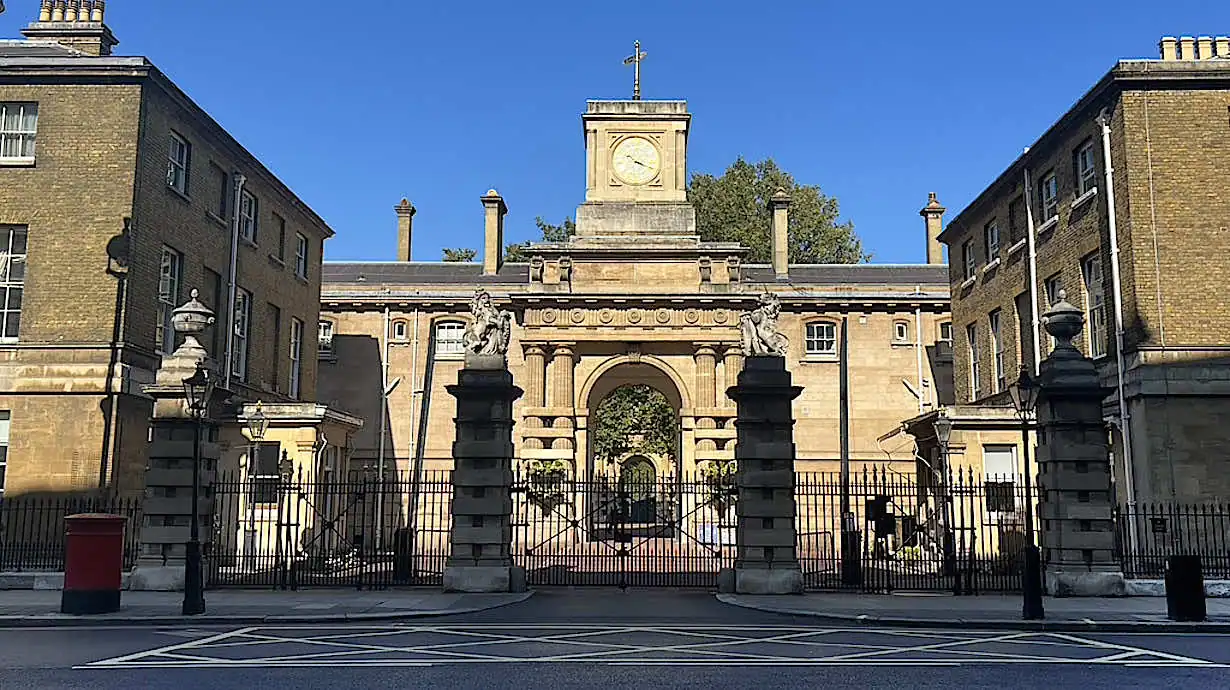 Entrance to the Royal Mews at Buckingham Palace