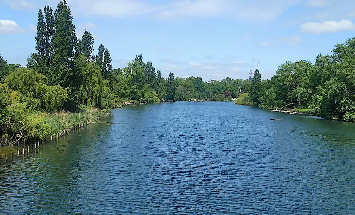 The Serpentine lake in Hyde Park