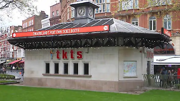TKTS booth in Leicester Square