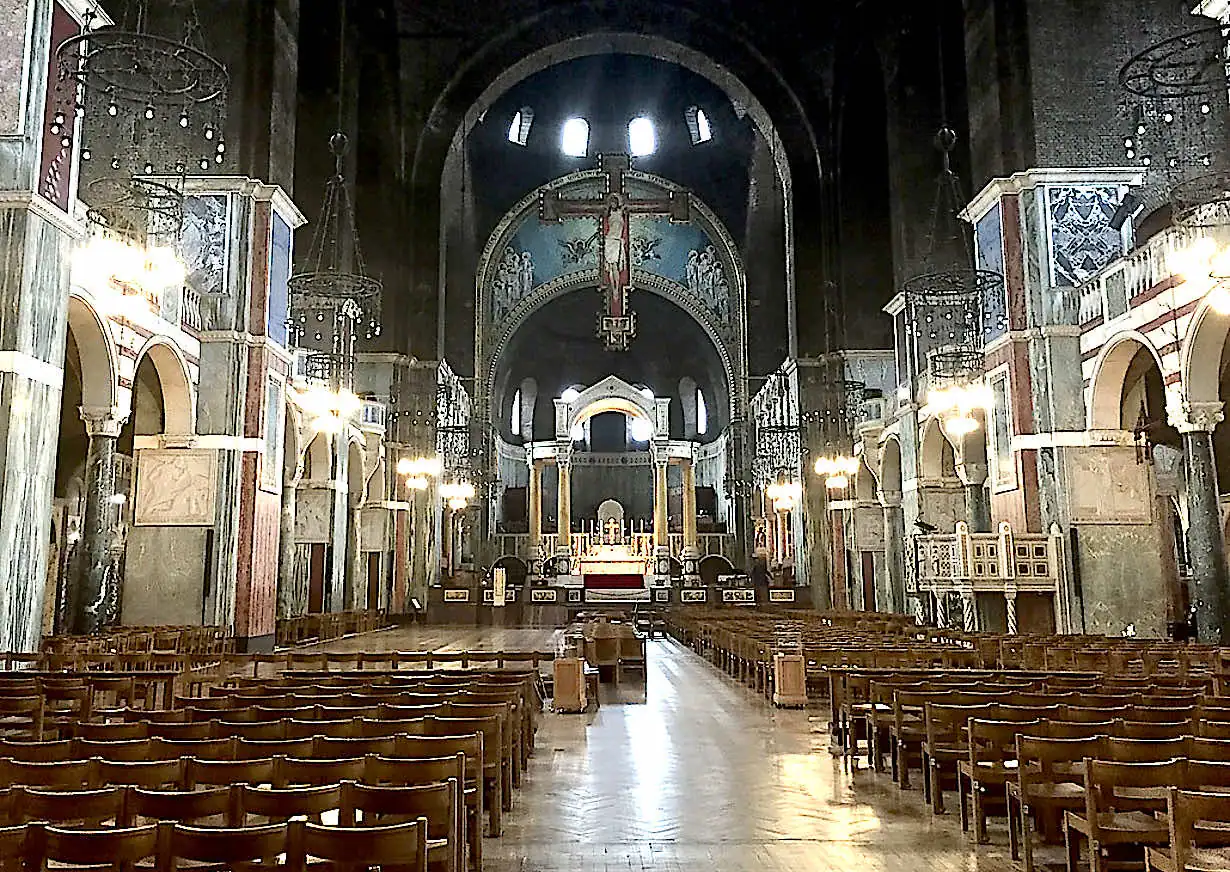 Westminster Cathedral’s nave and altar