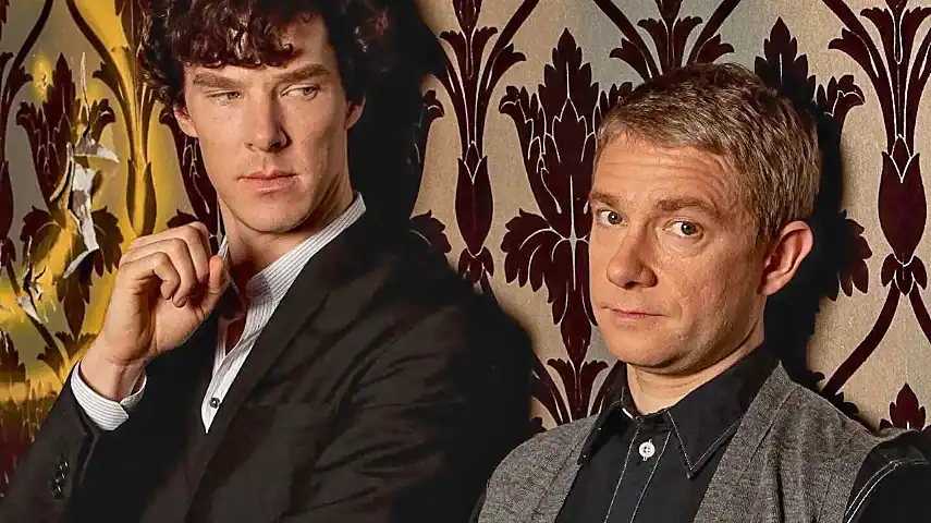 Benedict Cumberbatch & Martin Freeman from TV's Sherlock