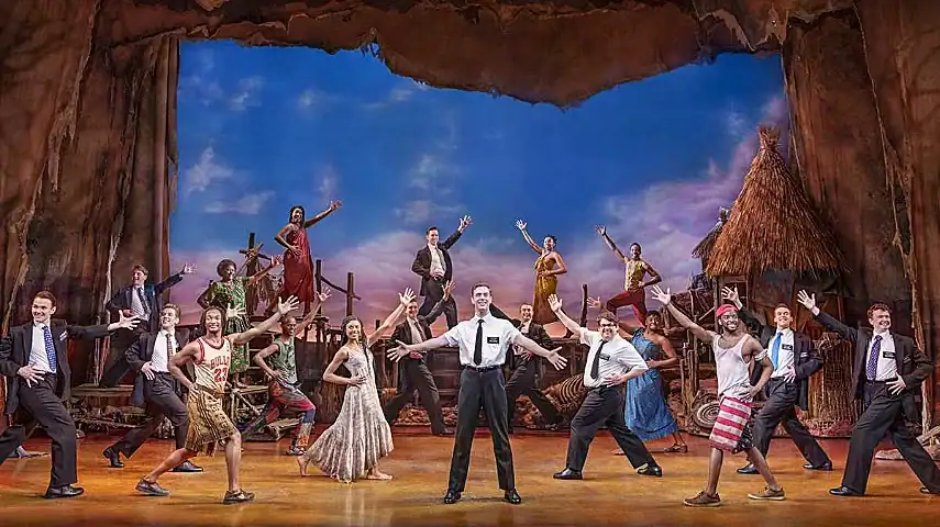 A scene from The Book of Mormon
