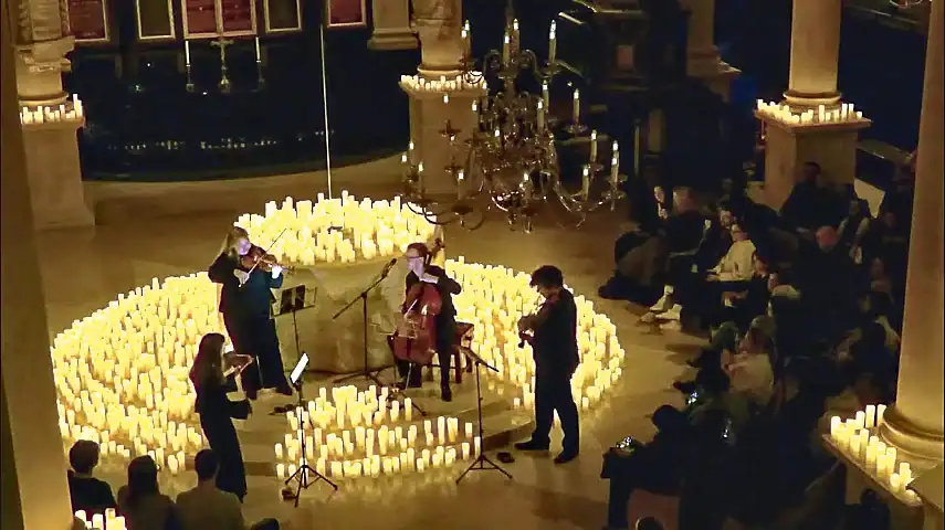 Candlelight concert inside St. Stephen Walbrook
