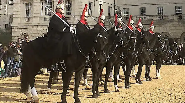 Changing the Guard at Horse Guards
