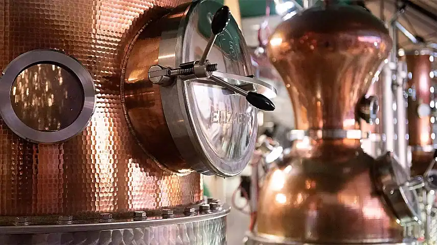 Inside the City of London Gin Distillery