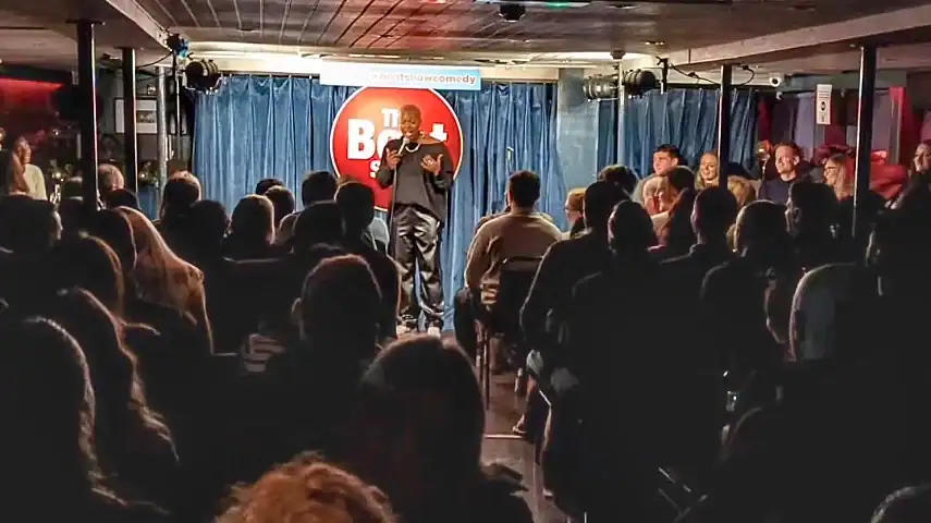 Comedy show onboard the Tattershall Castle