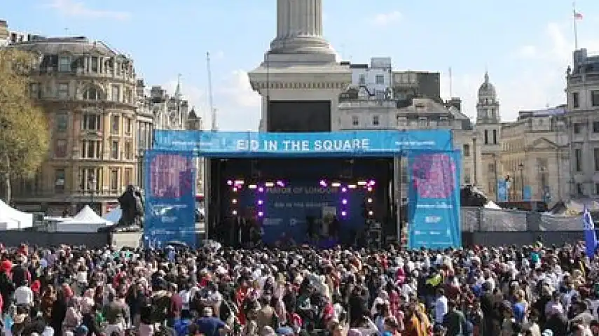 Eid in the Square -- Muslim Festival in Trafalgar Square