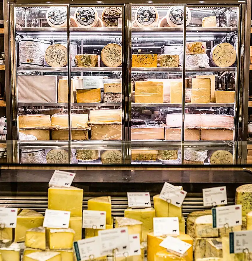 The cheese counter at Fortnum &amp; Mason