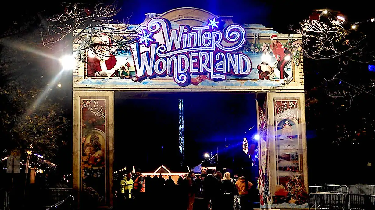 Entrance to Hyde Park Winter Wonderland