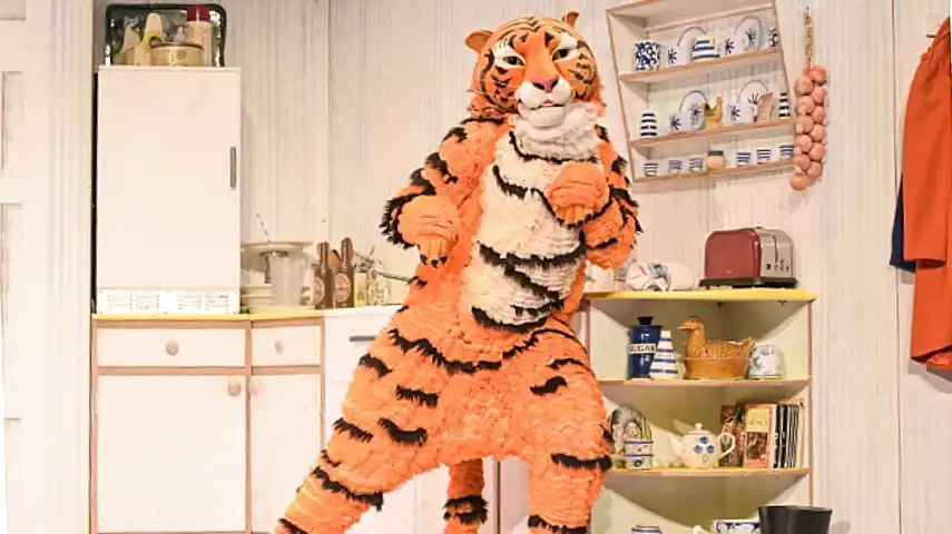 Scene from The Tiger Who Came To Tea