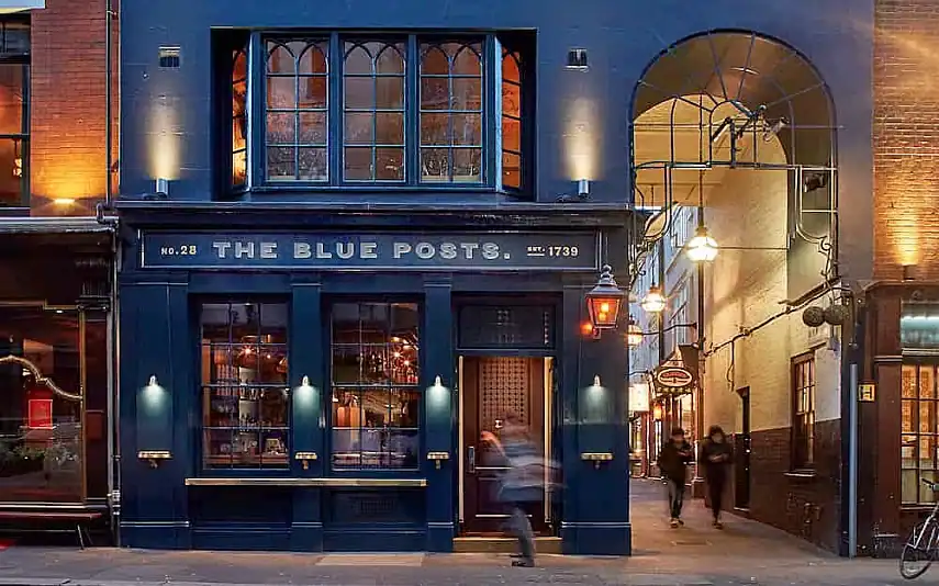 The Blue Posts in Soho