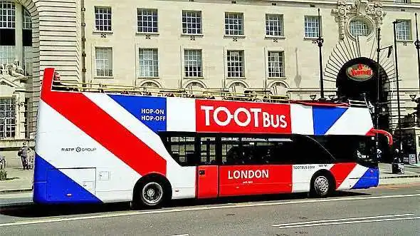 The Tootbus Tour -- London sightseeing bus