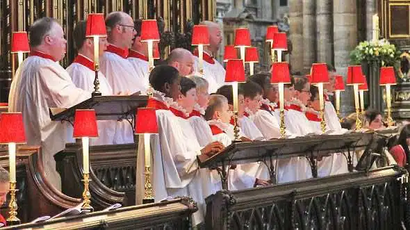 Choral Evensong service at Westminster Abbey