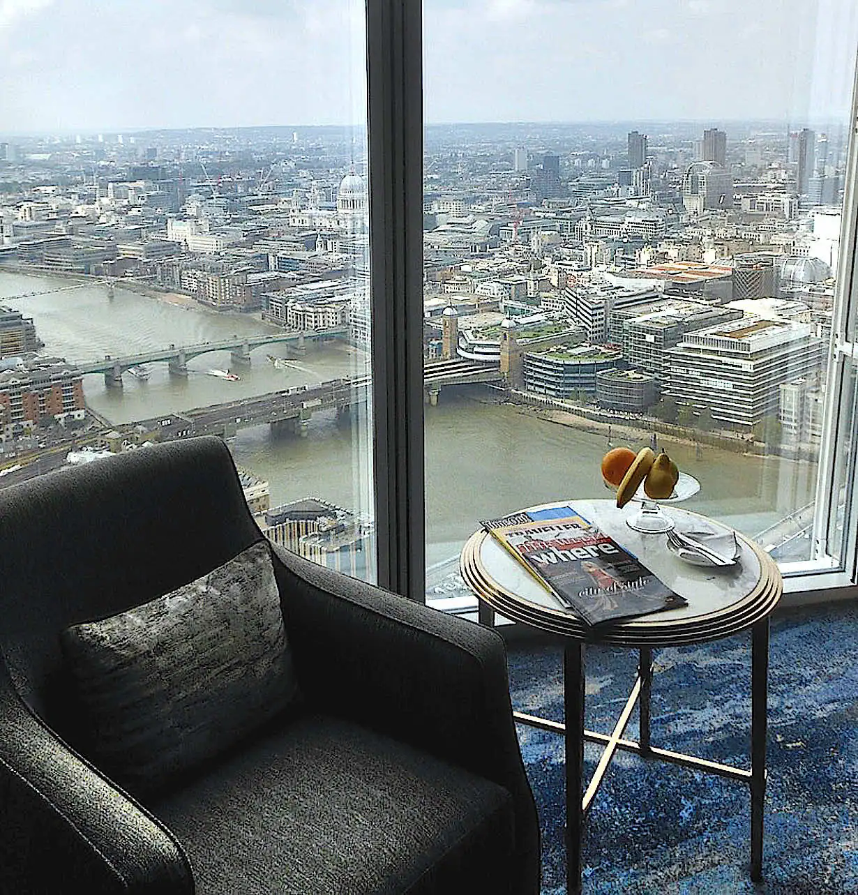 London’s skyline from a ‘City View’ room