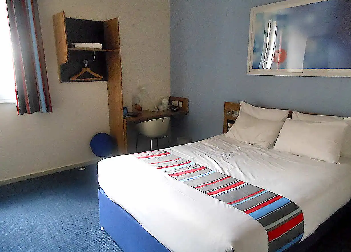 Inside a room at the Travelodge Covent Garden