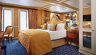 Rubens at the Palace Hotel bedroom